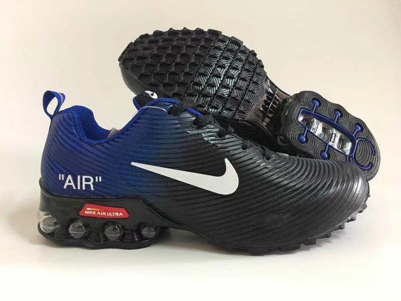 Nike Air Shox 2018.5 III All Black Blue White Shoes - Click Image to Close